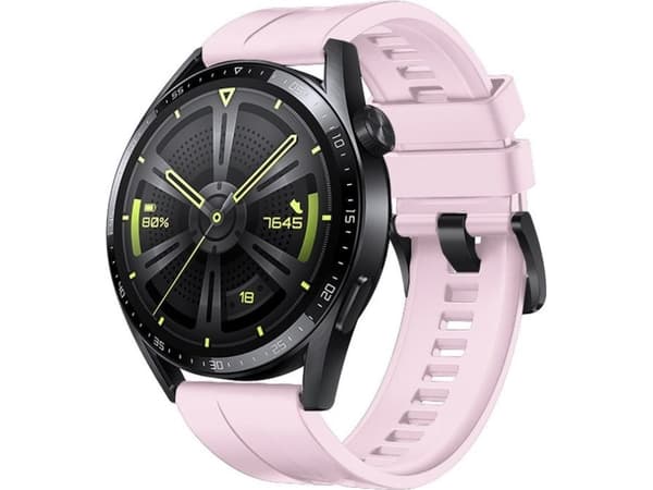 Huawei HUAWEI SILIKONE REMARMBÅND FOR SMARTWATCH HUAWEI WATCH GT 3 46MM LYSROSA standard