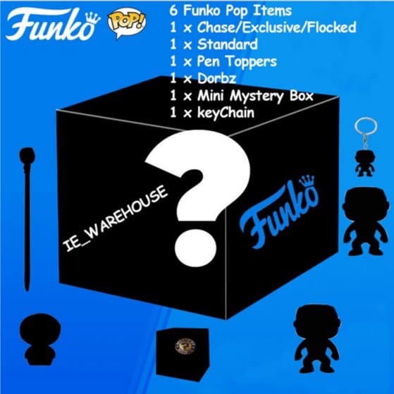 Funko Pop Surprise Box Fun Crate flocked/exclusive/Chase/standard no Duplicates