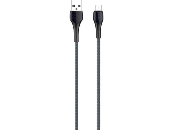Kabel USB LDNIO USB-A - microUSB 2 m Szary (LS522 mikro)