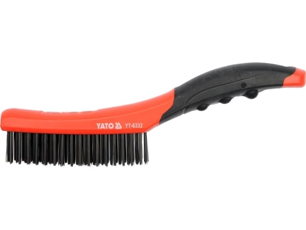 Yato YT-6332, Sort, Rød, Polyvinylklorid (PVC), Gummi, Kull stål, Polyvinylklorid (PVC), Gummi, Stål, Metallarbeid, 260 mm