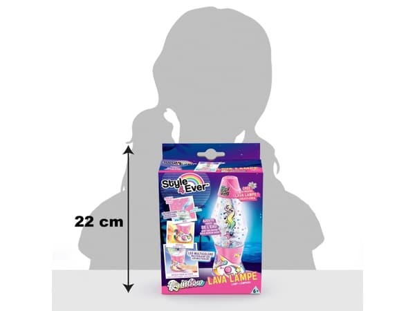 STYLE 4 EVER Mini Lava Lamp DIY 3 asst. assorteret
