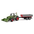 Miniatyrbillede 3 af 7: Bruder 02182 Fendt Vario 211 med frontlæsser + sidevægstrailer
