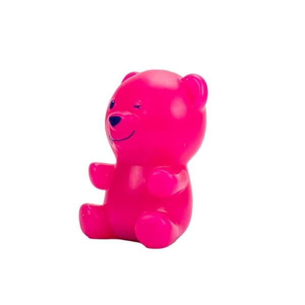 Gummymals Gummy Bear 12 cm + Lys og Lyd Pink