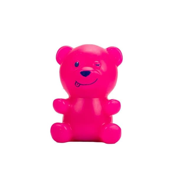 Gummymals Gummy Bear 12 cm + Lys og Lyd Pink
