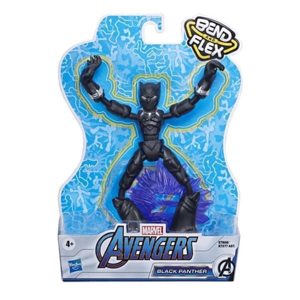 Marvel Avengers Bend och Flex Black Panther