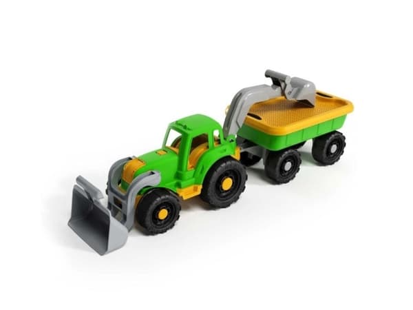 Toy tractor with trailer ADRIATIC 1252