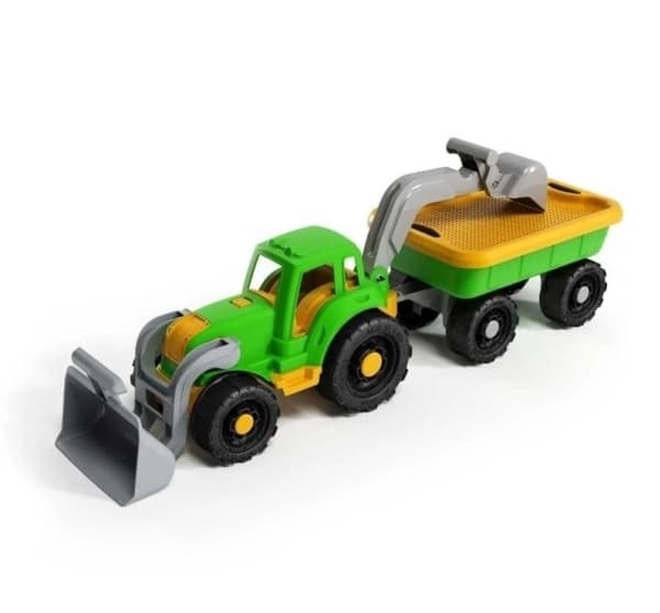 Toy tractor with trailer ADRIATIC 1252
