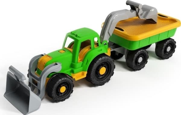 Toy tractor with trailer ADRIATIC 1252