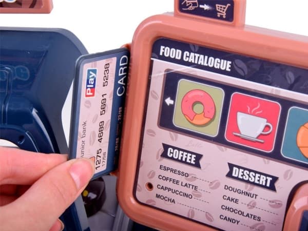 Jokomisiada Kaffemaskin med kassaapparat og vitrineskap ZA3762