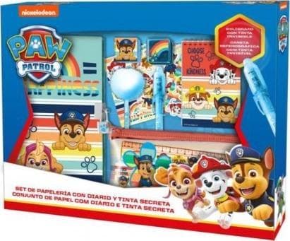 Stort brevpapper med dagbok och pennfodral Psi Patrol PAW PATROL PW19724 Kids Euroswan