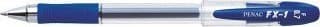 Penac FX1 gelpenna 0,7mm blå (12st)