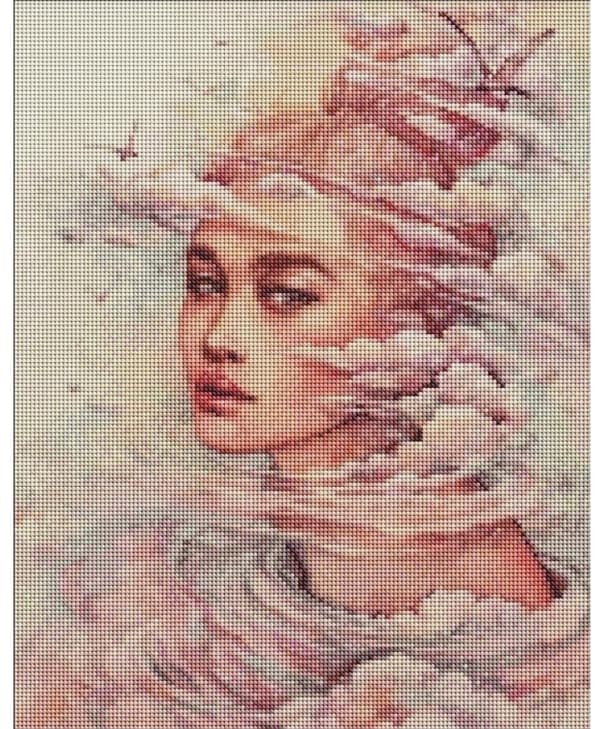 Idea Diamond mosaic - Drømmende tanker 40x50cm