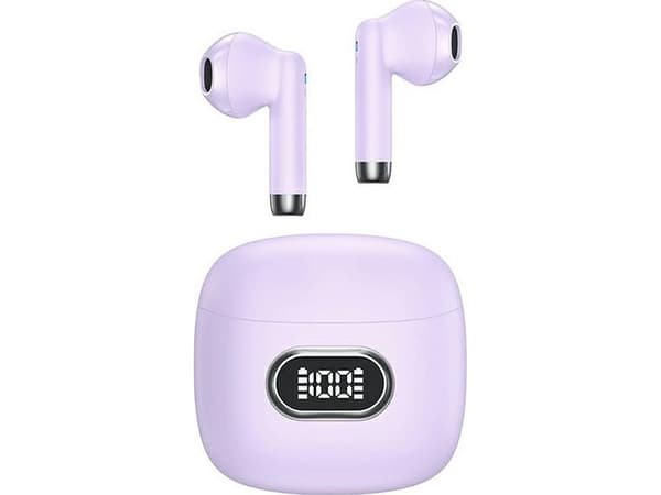 USAMS Bluetooth 5.3 TWS IA II -sarjan langattomat kuulokkeet violetti/lila BHUIAII03 (USAMS-IAII15)