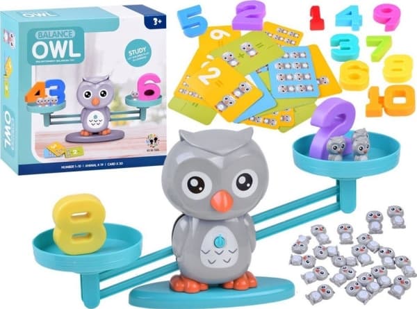 Pedagogisk spill Owl Scale Counting ZA3823 EDUKAMP