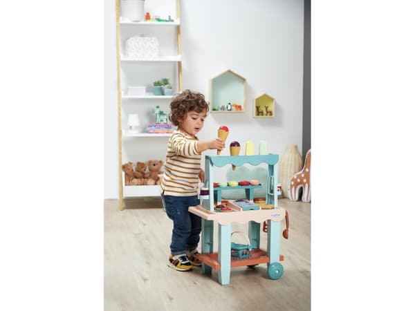 ECOIFFIER Écoiffier ijskraampje Vert Azur Winkel ijsjes en gebakjes, 1,5 år