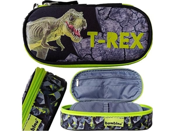 MAJEWSKI kynäkotelo Soikea pussi läpällä PCL-01 T-Rex