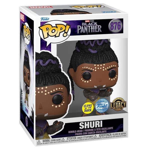 Set figure POP & Tee Marvel Black Panther Shury Exclusive