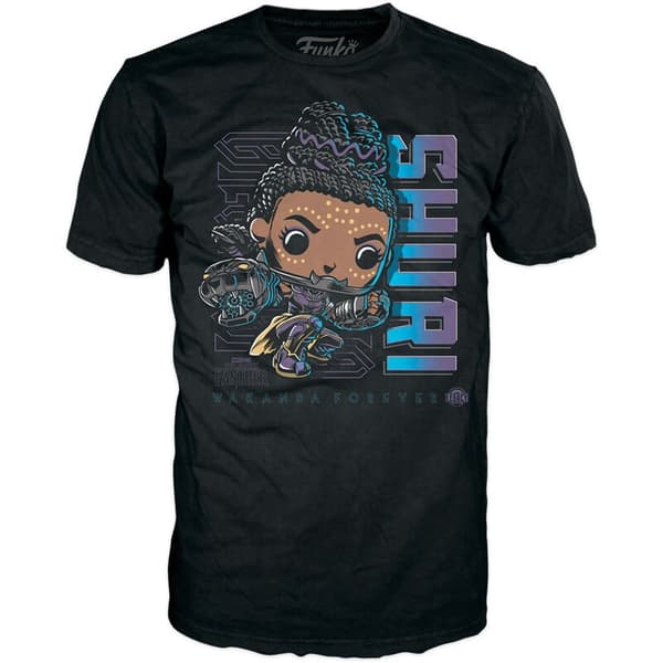 Set figure POP & Tee Marvel Black Panther Shury Exclusive