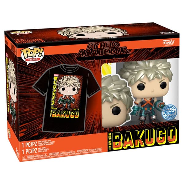 Set figure POP & Tee My Hero Academia Katsuki Exclusive