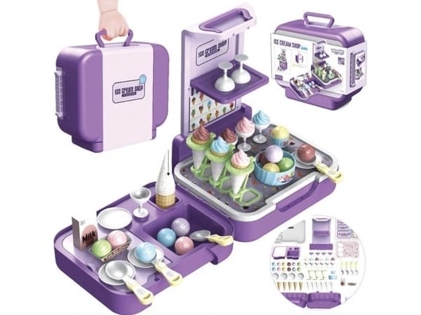 WOOPIE Koffert med iskrem 3in1 Stove Ice Cream Shop Portable 62 el.