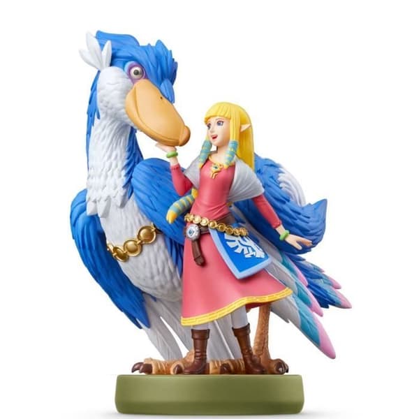 Amiibo Figure - Zelda &amp; Célestrier (Skyward Sword HD) • The Legend of Zelda Collection