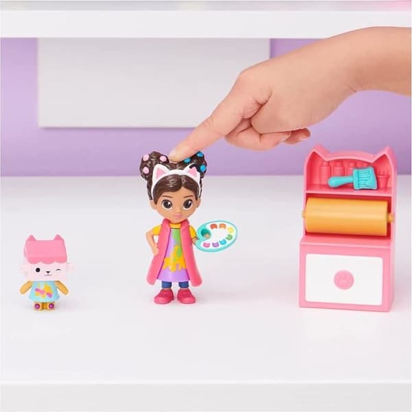 Gabby och det magiska huset - Konststudio - Pack 2 Figurer och tillbehör