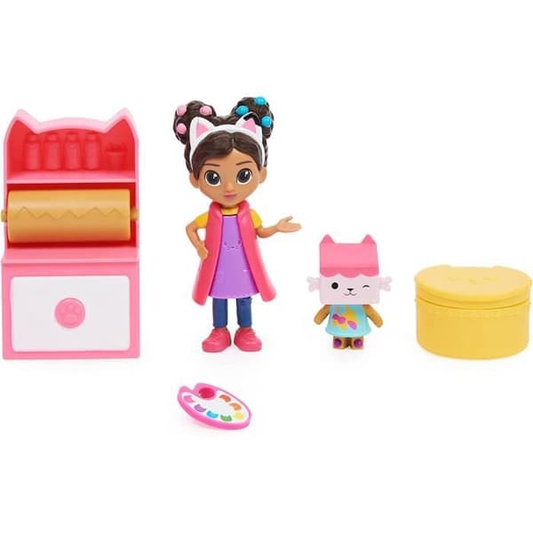 Gabby och det magiska huset - Konststudio - Pack 2 Figurer och tillbehör