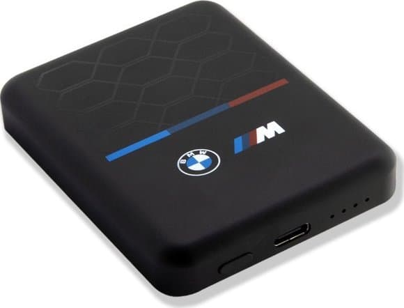 BMW Powerbank inductive BMPBMS3K22PGVK5W 3000mAh + cable black/black M Collection MagSafe