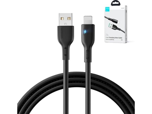 Kabel USB Joyroom USB-A - Lightning 2 m Czarny (JYR728)