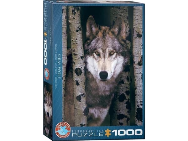 Palapeli Harmaa susi - 1000 palaa, 48*68cm