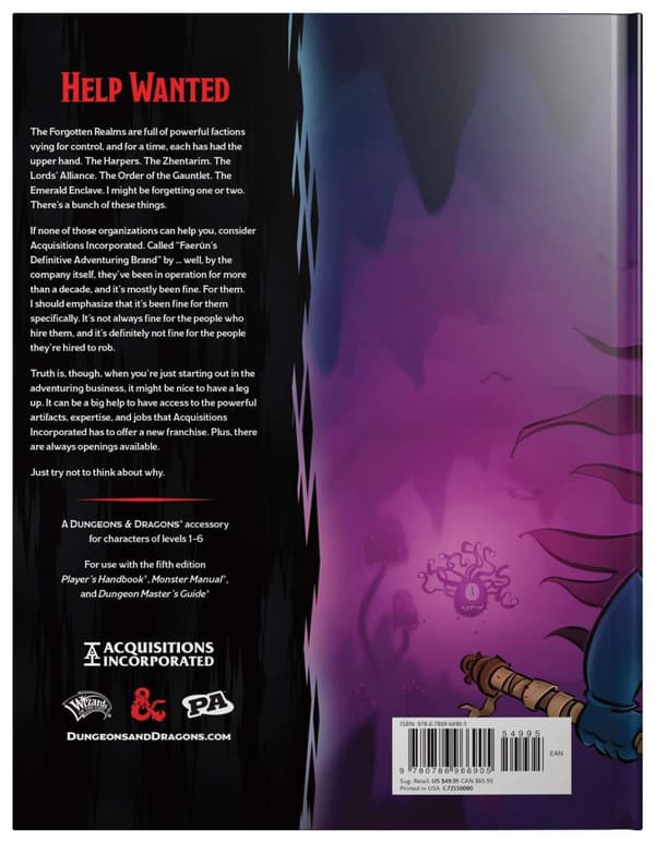 Dungeons and Dragons 5e: Acquisitions Incorporated