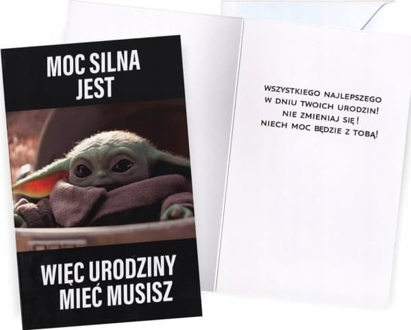 DHS FÖDELSEDAGSKORT BABY YODA