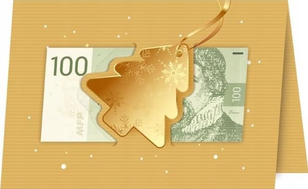 BN DL envelopes for money colorful with different Christmas themes 1pc