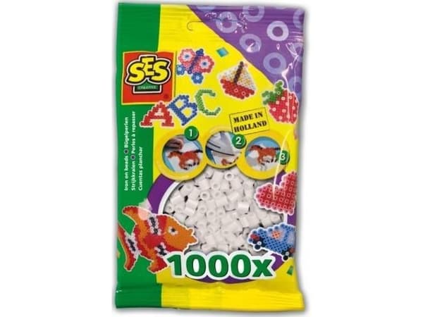 SES Creative Pärlor - 1000 st. vita