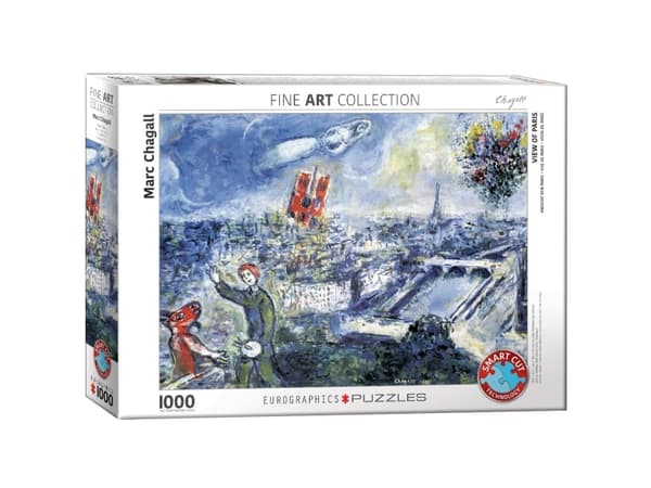Marc Chagallin Le Bouquet de Paris -palapeli - 1000 palaa, 48*68cm