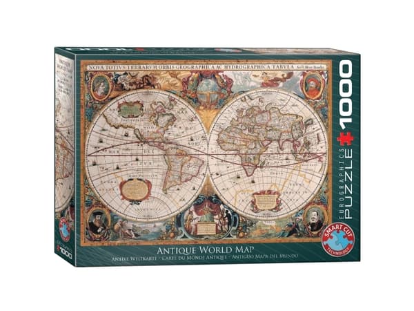 puzzle 1000 world map orbis geographica 6000-1997