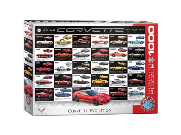puzzle 1000 corvette evolution 6000-0683