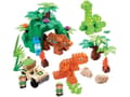 Miniatyrbild 3 av 4: Dinoland med fordon och figurer