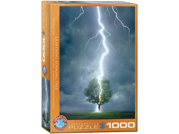 Salamapalapeli Lightning Strike Tree - 1000 palaa, 48*68cm