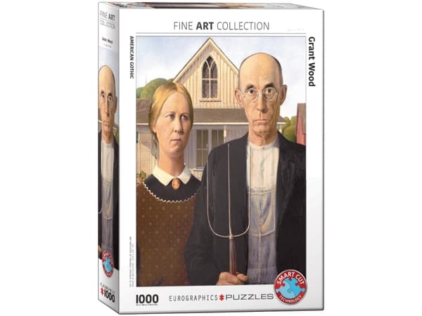 puslespill 1000 american gothic, grant wood 6000-5479