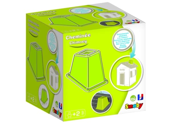 Smoby Chimney, Lekehuspipe, Plast, Grå