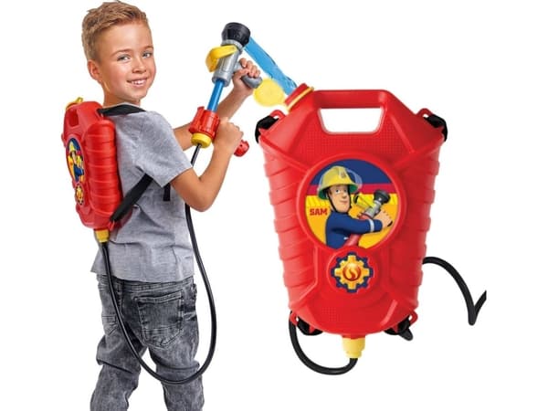 Brandmand Sam Vandpistol m/tank, rygsæk