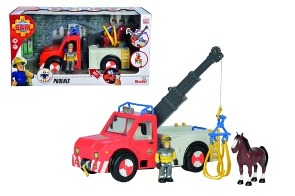 Simba Toys Sam Phoenix incl. Figurine and Horse, Minidocka, Hankoppling, 3 År, Pojke, 230 mm, Multifärg
