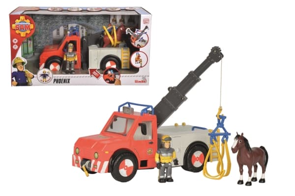 Simba Toys Sam Phoenix incl. Figurine and Horse, Minidocka, Hankoppling, 3 År, Pojke, 230 mm, Multifärg