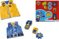 Miniatyrbild 3 av 3: Fireman Sam Police Set w/vest, badge, kamera 5cm och walkie-talkie 11cm - tysk version