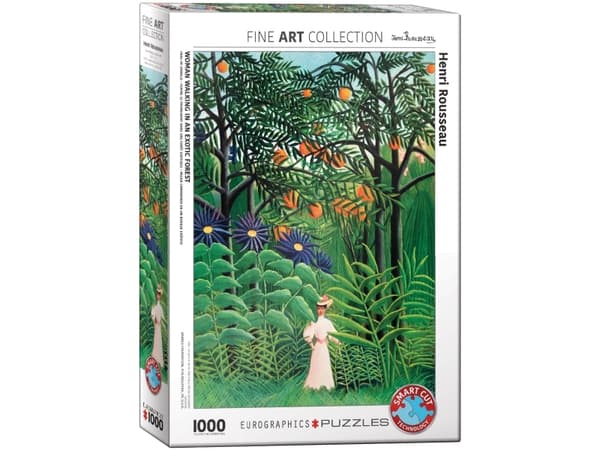 Palapeli Nainen eksoottisessa metsässä by H - 1000 palaa, 48*68cm