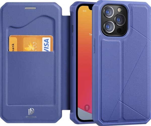Dux Ducis DUX DUCIS Skin X hylsterdeksel med klaff iPhone 13 Pro blå