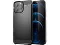 Miniatyrbilde 1 av 5: Hurtel Carbon Case fleksibelt deksel til iPhone 13 Pro svart