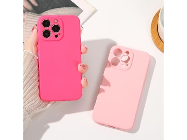 Hurtel Silikoni tapauksessa Samsung Galaxy A54 5G silikoni tapauksessa vaaleanpunainen