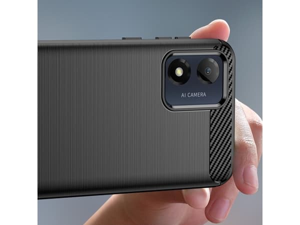 Hurtel Carbon Case Motorola Moto E13 joustava silikoni hiilikotelo lajitella